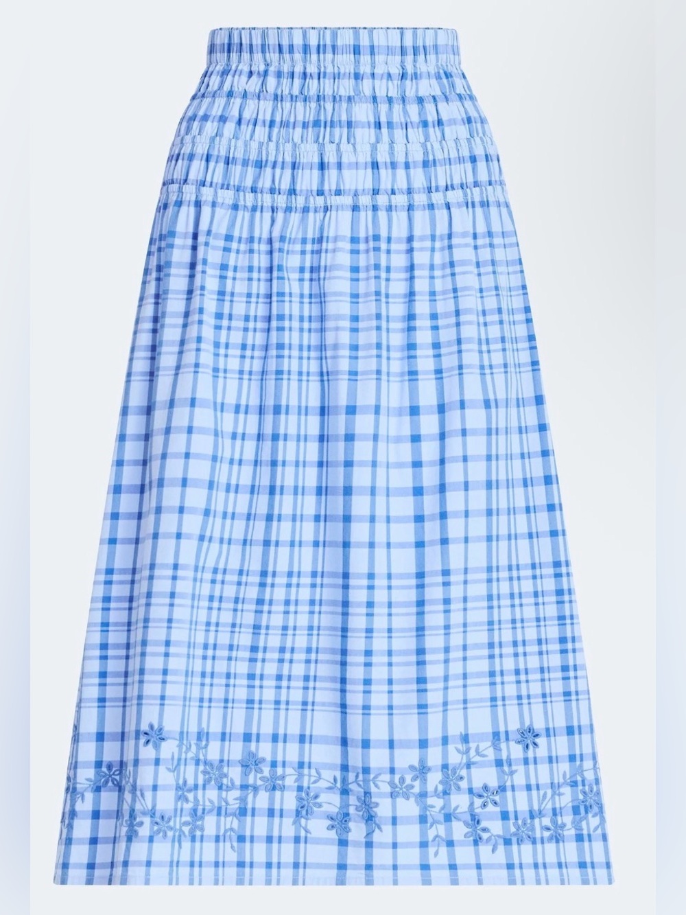 (357) Free Assembly Women's Embroidered  Maxi Skirt